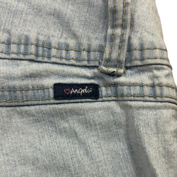 Angels Y2K Cuffed Light Wash Capri Jeans - Picture 4 of 5